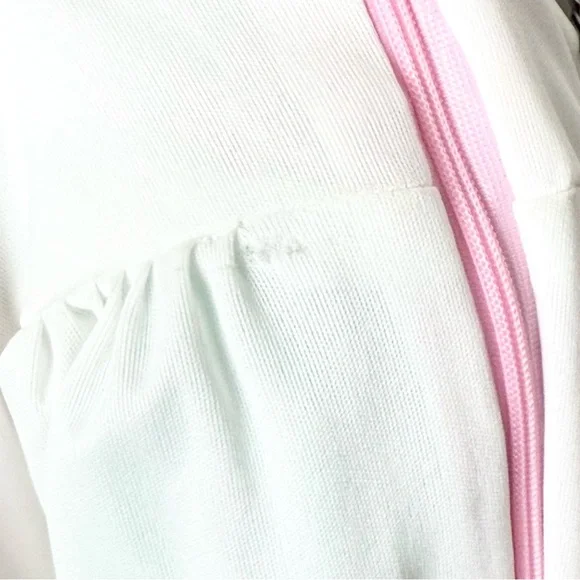 WOLF & BADGER Floral Embossed Tulle Sleeveless Bow Strap Babydoll‎ Puff Dress XS - Picture 12 of 14